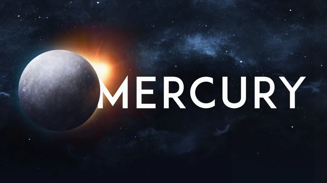 Mercury, the smallest planet in the Solar System and closest to the Sun.