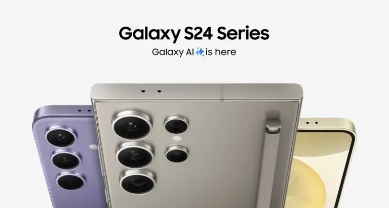 Samsung Galaxy S24 series: A lineup of sleek and powerful smartphones.